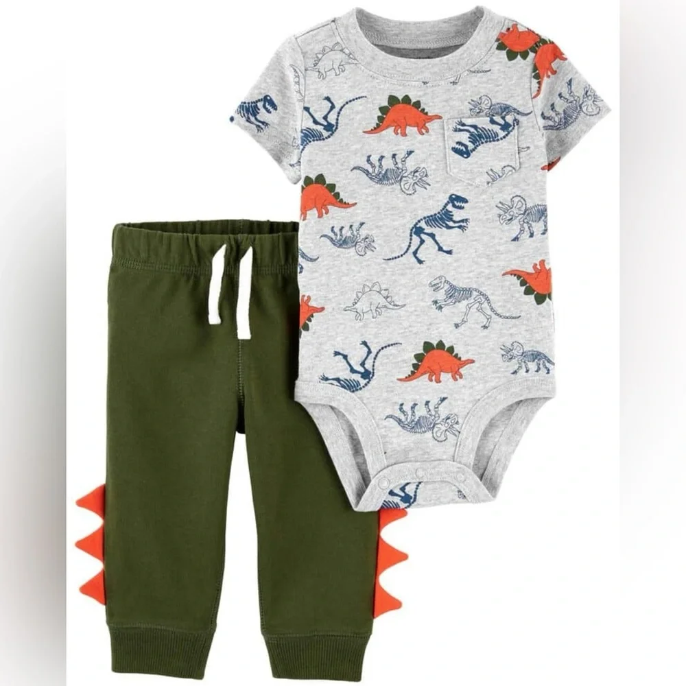 Carter's Dinosaur 2-Piece Bodysuit & Pant Set | 6M